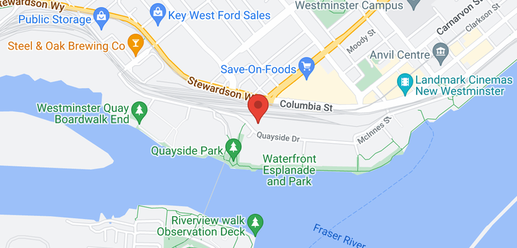 map of 1704 1245 QUAYSIDE DRIVE